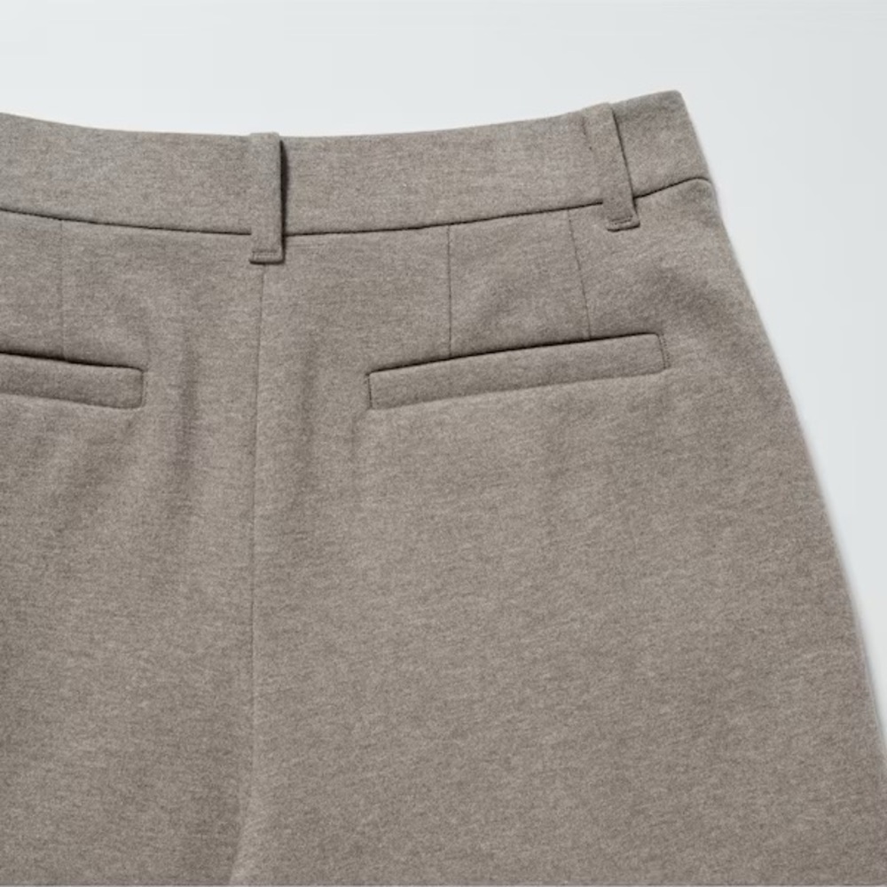 Comptoir Des Cotonniers Wide-Leg Pleated Trousers in Taupe - Picture 3 of 13
